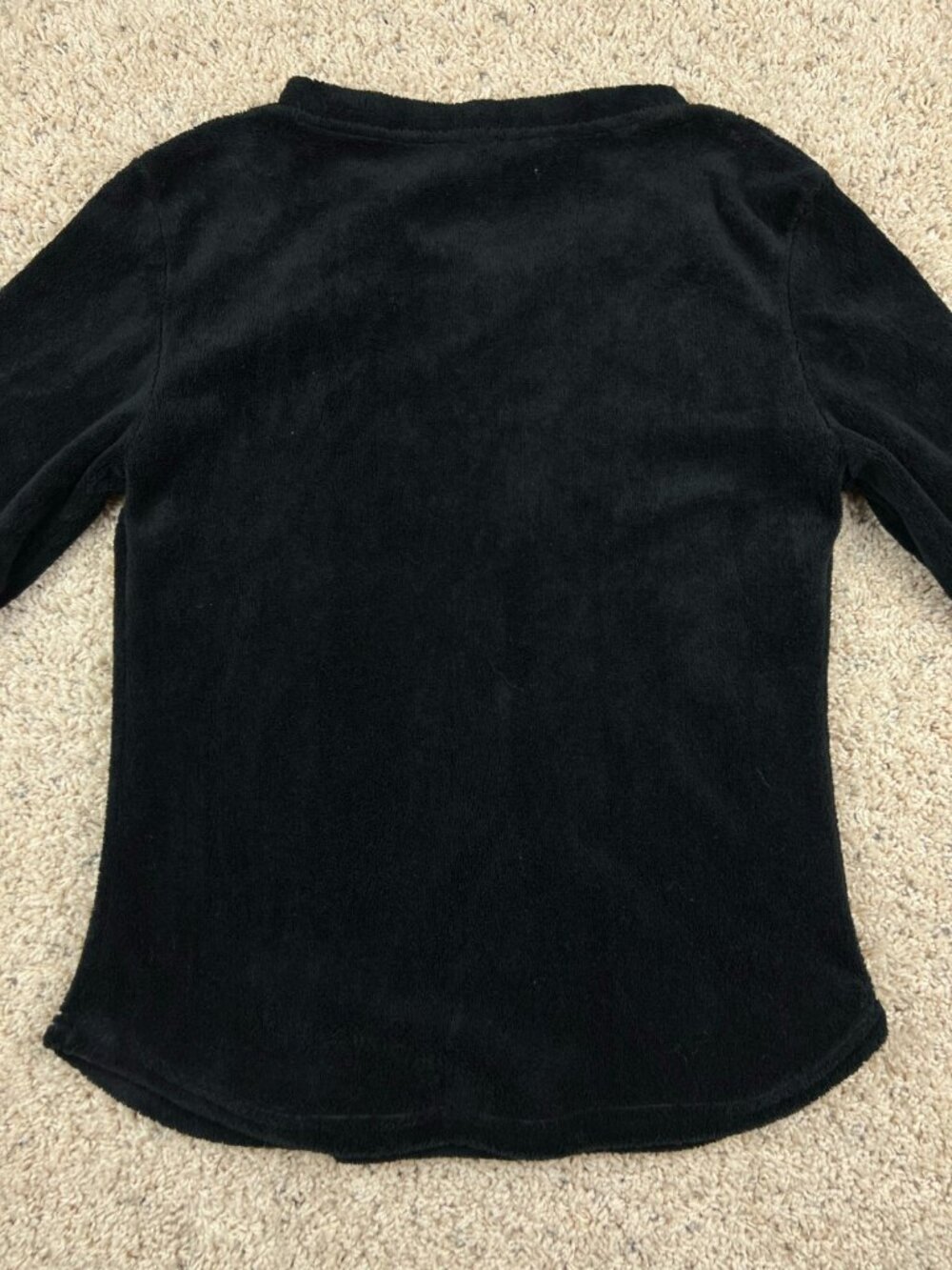 Disney Sweater Youth Medium Black Sweatshirt V Neck Mickey Mouse Girls Minnie - Picture 6 of 6